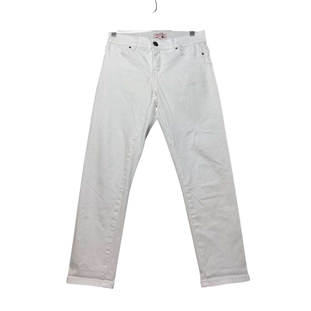 Juicy Couture Skinny Jeans Women 2 White Excellent Stretch‎ Denim RN123475